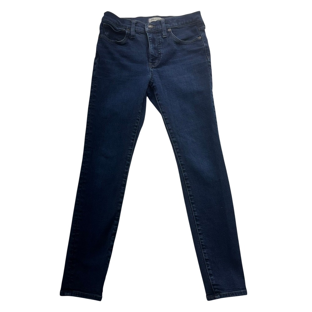 Madewell‎ Women's Jeans Size 27 9" Mid-Rise Skinny Blue Denim Preppy Casual